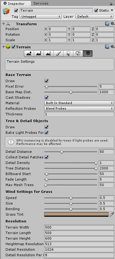 terrain inspector